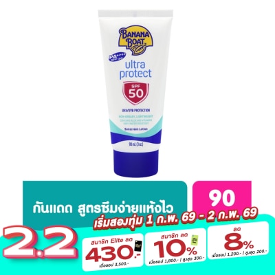 Banana Boat Banana Boat Ultra Protect Sunscreen Lotion SPF50 PA++++ 90 Ml.