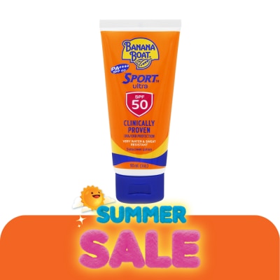 Banana Boat - บานาน่า โบ๊ท สปอร์ต อัลตร้า ซันสกรีน โลชั่น เอสพีเอฟ 50 พีเอ++++ 90 มล.