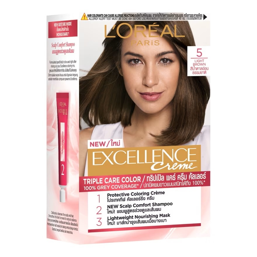 L'Oreal Paris Excellence Creme No.5 Light Brown