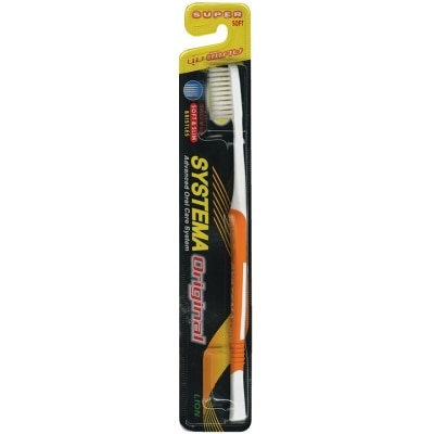 Systema - ซิสเท็มมา แปรงสีฟัน ซอฟท์ แอนด์ สลิม ออริจินัล ขนแปรงนุ่มพิเศษ 1 ชิ้น (คละสี) image