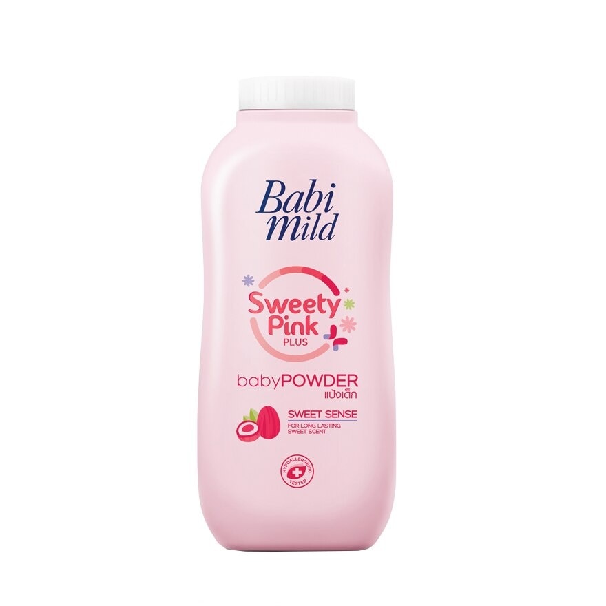 Babi Mild Baby Powder Sweety Pink Plus 160 G.