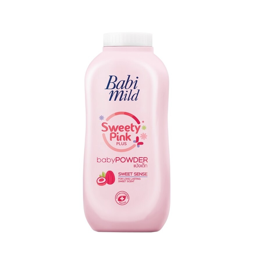 Babi Mild Baby Powder Sweety Pink Plus 160 G.