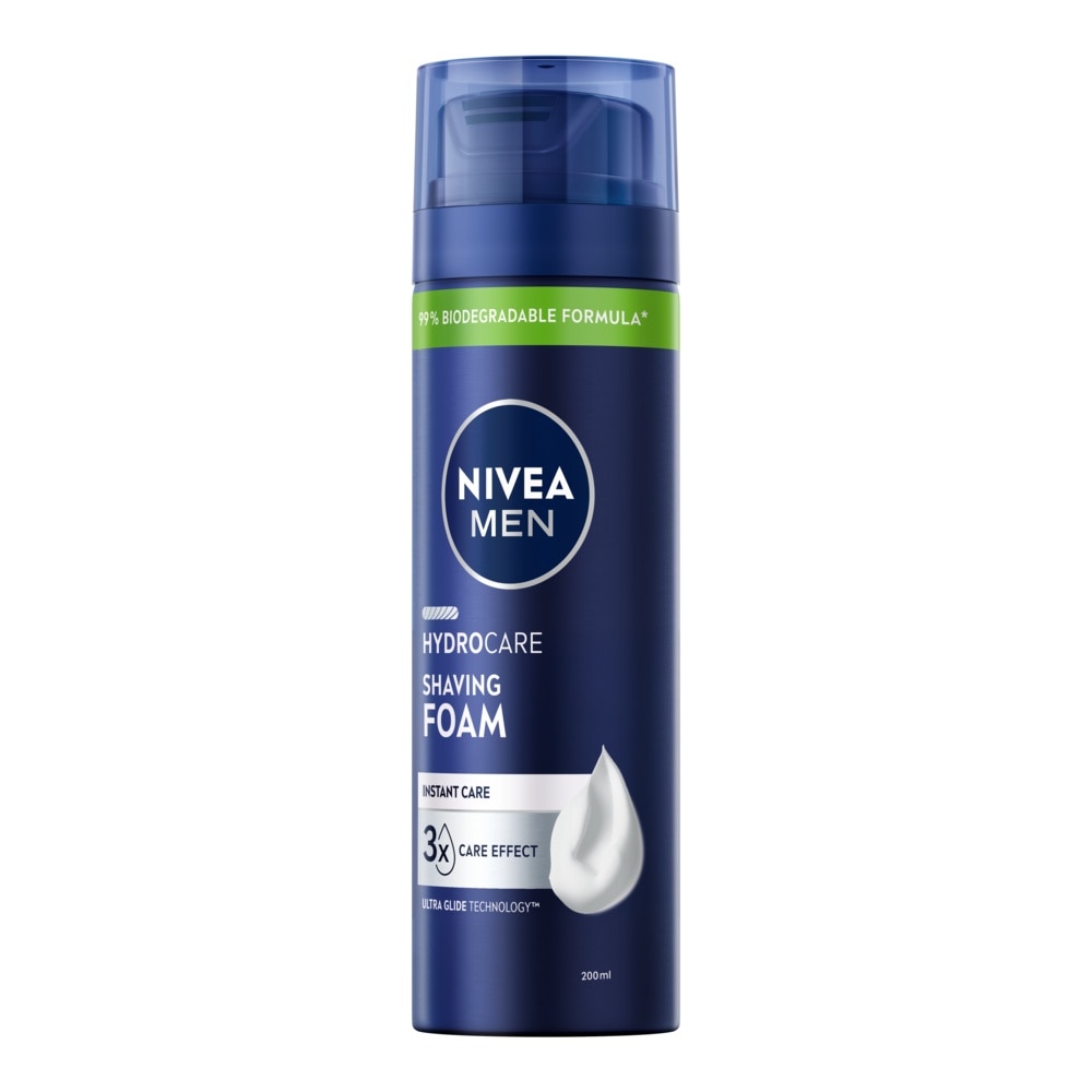 Nivea Men Shaving Foam Hydrocare 200 Ml. ผู้ชาย โฟมโกนหนวด image