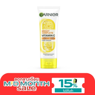 Garnier Garnier Bright Complete Vitamin C Face Wash 100 Ml. image