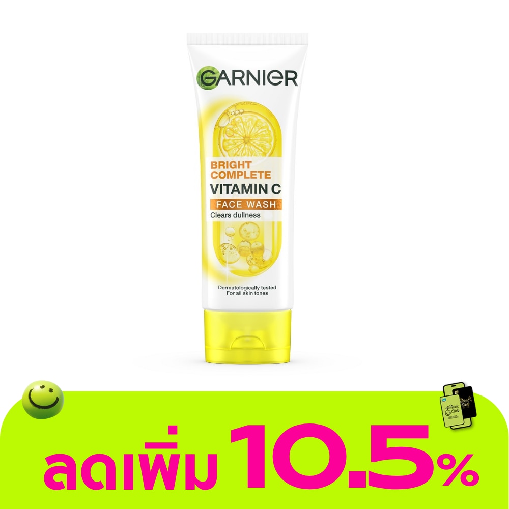 Garnier Bright Complete Vitamin C Face Wash 100 Ml.