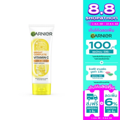 Garnier Garnier Bright Complete Vitamin C Face Wash 100 Ml.