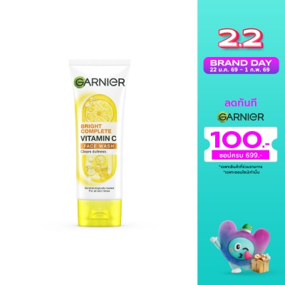 Garnier Garnier Bright Complete Vitamin C Face Wash 100 Ml.