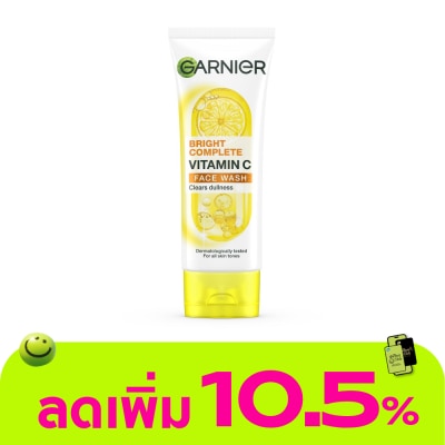 Garnier - Garnier Bright Complete Vitamin C Face Wash 100 Ml.