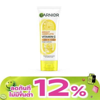 Garnier - Garnier Bright Complete Vitamin C Face Wash 100 Ml.