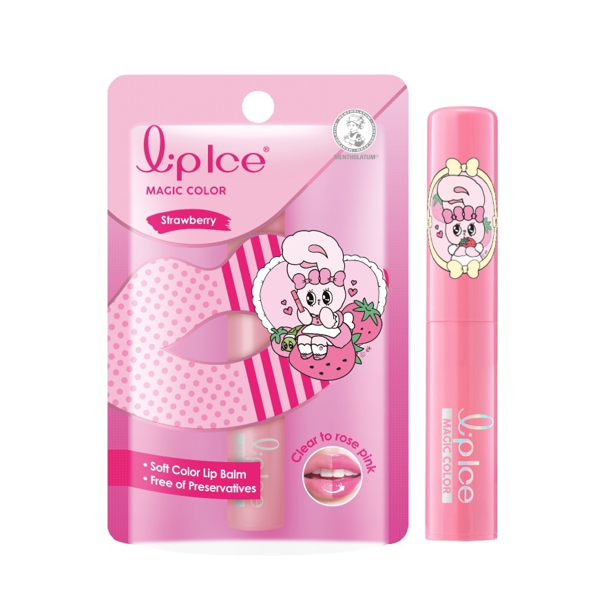 Lipice Magic Color Rose Pink Strawberry 2 G.