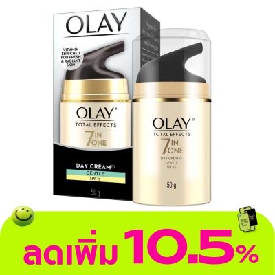 Olay - โอเลย์ โททัล เอฟเฟ็คส์ 7 อิน 1 เดย์ครีม เจนเทิล เอสพีเอฟ15 50กรัม