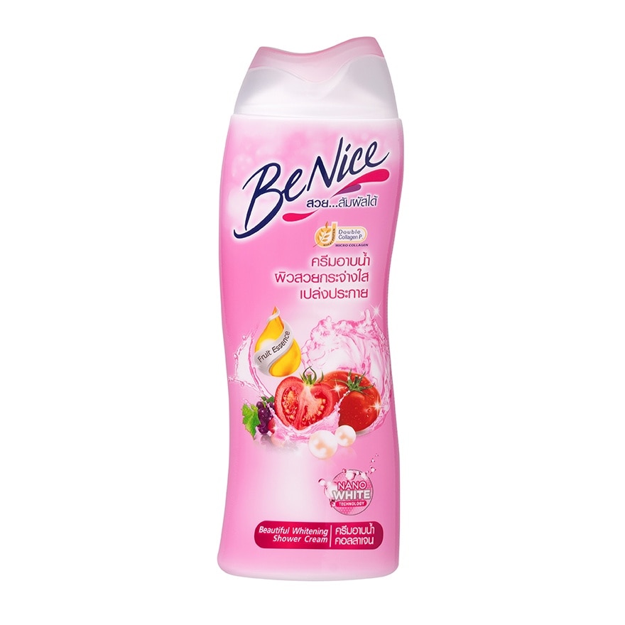 Benice บีไนซ์ ครีมอาบน้ำ บิวตี้ฟลู ไวท์เทนนิ่ง 170 มล. ครีมอาบน้ำ ผิวเด้ง ฉ่ำน้ำ