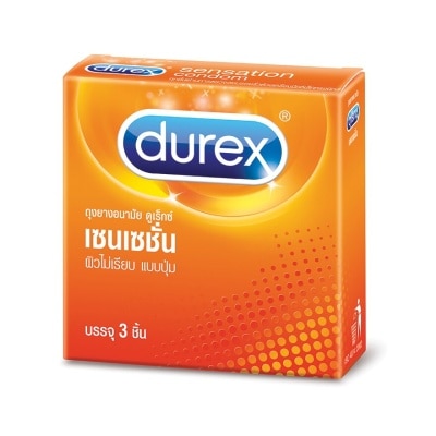 Durex - ถุงยางอนามัยดูเร็กซ์ เซนเซชั่น (3 ชิ้น)