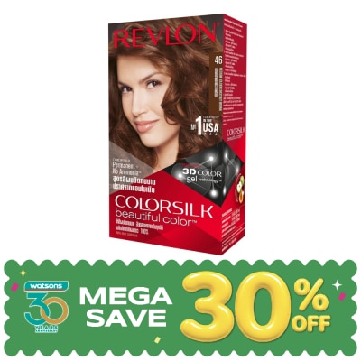 Revlon - เรฟลอน คัลเลอร์ซิลค์ แฮร์คัลเลอร์No.46 น้ำตาลทอง image