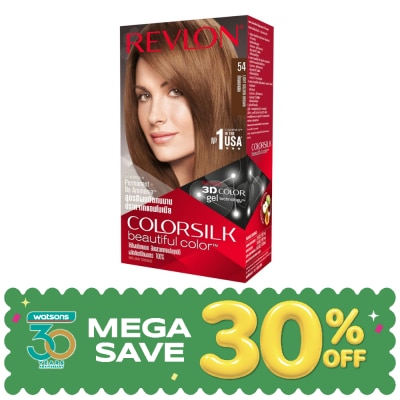 Revlon - เรฟลอน คัลเลอร์ซิลค์ แฮร์คัลเลอร์No.54 น้ำตาลทองอ่อน image