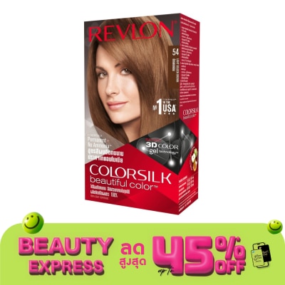 Revlon เรฟลอน คัลเลอร์ซิลค์ แฮร์คัลเลอร์No.54 น้ำตาลทองอ่อน