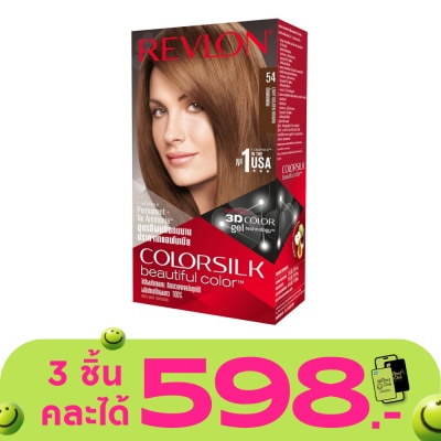 Revlon - เรฟลอน คัลเลอร์ซิลค์ แฮร์คัลเลอร์No.54 น้ำตาลทองอ่อน