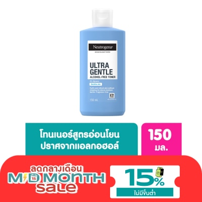 Neutrogena นูโทรจีนา อัลตร้า เจนเทิล แอลกอฮอล์ ฟรี โทนเนอร์ 150 มล. image