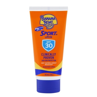 Banana Boat บานาน่า โบ๊ท สปอร์ต อัลตร้า ซันสกรีน โลชั่น เอสพีเอฟ 30 พีเอ++++ 90 มล. โลชั่น กันแดด