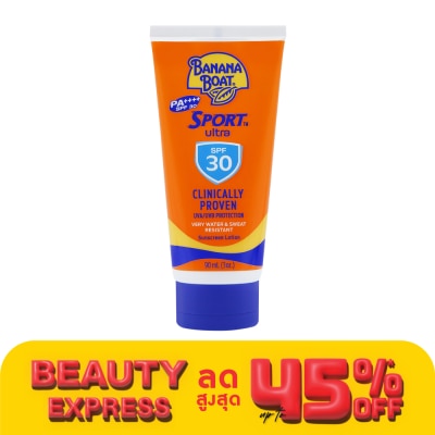 Banana Boat บานาน่า โบ๊ท สปอร์ต อัลตร้า ซันสกรีน โลชั่น เอสพีเอฟ 30 พีเอ++++ 90 มล. โลชั่น กันแดด