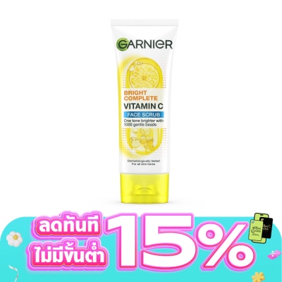 Garnier - Garnier Bright Complete Vitamin C Face Scrub 100 Ml.