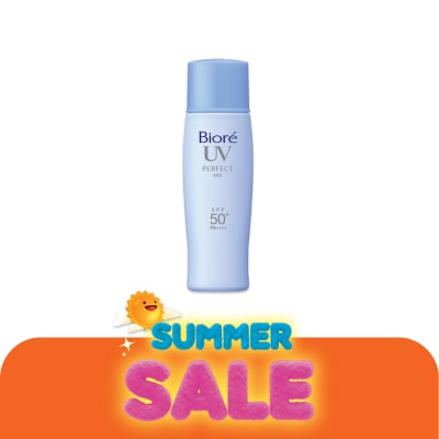 Biore - บิโอเร ยูวี เพอร์เฟค มิลค์ เอสพีเอฟ50+พีเอ++++ 40 มล.โลชั่นน้ำนม ป้องกันแสงแดด กันแดด