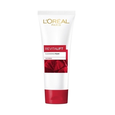 L'Oreal ลอรีอัล ปารีส รีไวทัลลิฟท์ คลีนซิ่ง โฟม กลีเซอรีน 100 มล.