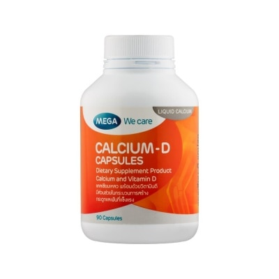 Mega Mega we care calcium-d 90 Capsules