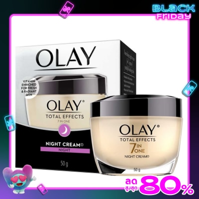Olay โอเลย์ โททัล เอฟเฟ็คส์ 7 อิน 1 ไนท์ ครีม 50กรัม