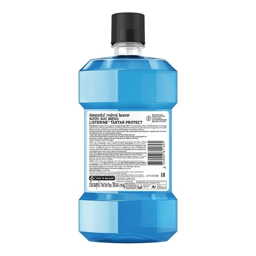 Listerine Mouthwash Tartar Protection 750 Ml.