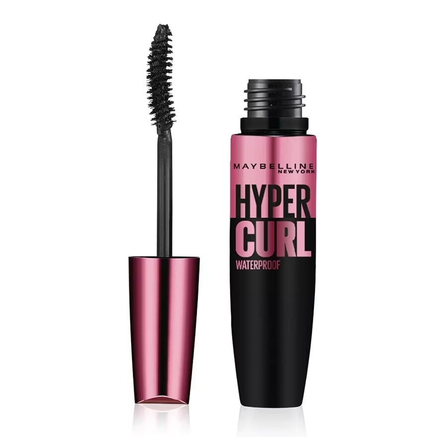 มาสคาร่ากันน้ำ Maybelline Hypercurl เมย์เบลลีน ไฮเปอร์เคิร์ล วอเตอร์พรูฟ 9.2มล. สีดำ