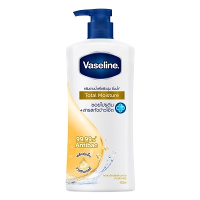 Vaseline วาสลีน เฮลธี้ พลัส บอดี้ วอช โททอล มอยส์เจอร์ 430 มล.