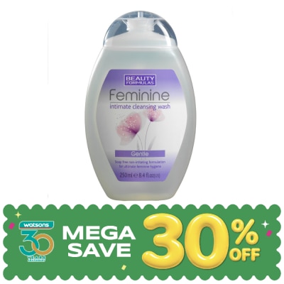 Beauty Formulas - บิวตี้ ฟอร์มูล่าส์ เฟมินีน อินทิเมท คลีนซิ่ง วอช เจนเทิล 250มล. image