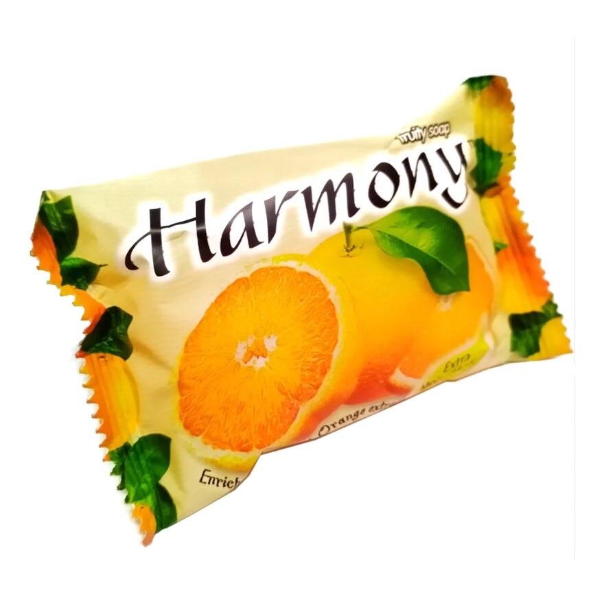 สบู่ส้มผลไม้ฮาร์โมนี่ Harmony Fruit Soap Harmony Orange scent 75 กรัม