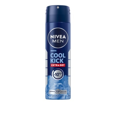 Nivea - นีเวีย เมน ดีโอ คูลคิก สเปรย์ 150 มล. ผู้ชาย สเปรย์ ลดเหงื่อ ระงับกลิ่นกาย