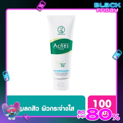Acnes เมนโทลาทั่ม แอคเน่ เคลียร์ แอนด์ ไวท์เทนนิ่ง วอช 100 กรัม