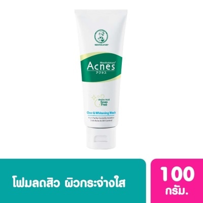 Acnes เมนโทลาทั่ม แอคเน่ เคลียร์ แอนด์ ไวท์เทนนิ่ง วอช 100 กรัม