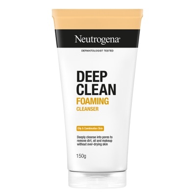 Neutrogena นูโทรจีนา ดีพ คลีน โฟมมิ่ง คลีนเซอร์ 150 กรัม