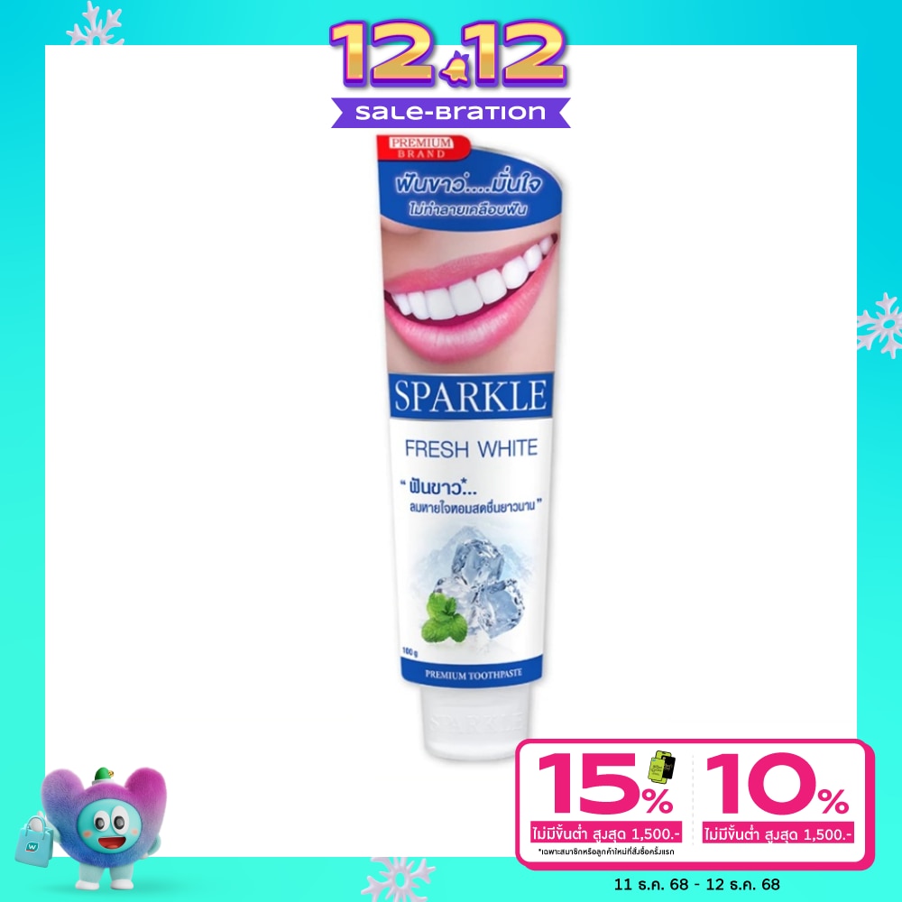 Sparkle Sparkle Toothpaste White 120 G.