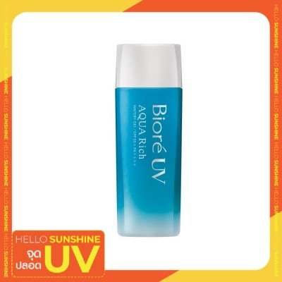 Biore Biore UV Aqua Rich Watery Gel SPF50+ PA++++ 90 Ml. กันแดดเนื้อเจล ป้องกันแสงแดด