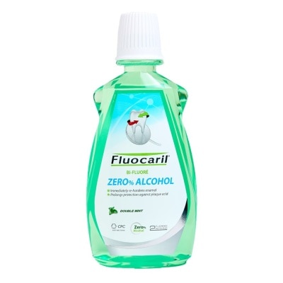 Fluocaril Fluocaril Mouthwash Zero Alcahol Double Mint 500 Ml.