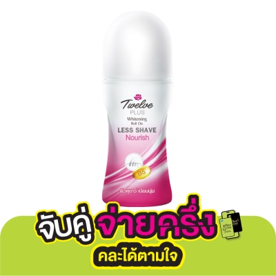 Twelve Plus Twelve Plus Roll On Nourish Less Shave  Renew 45 Ml.
