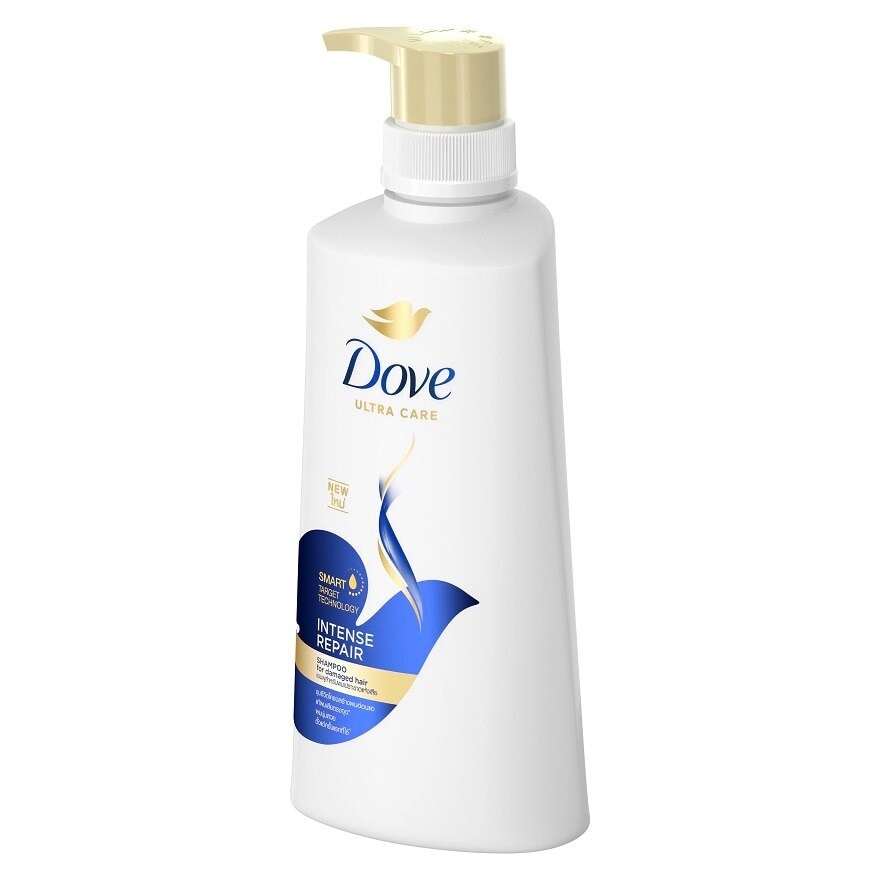 Dove Shampoo Intense Repair 410 Ml. บำรุงผมแห้งเสีย ผมแข็งแรง