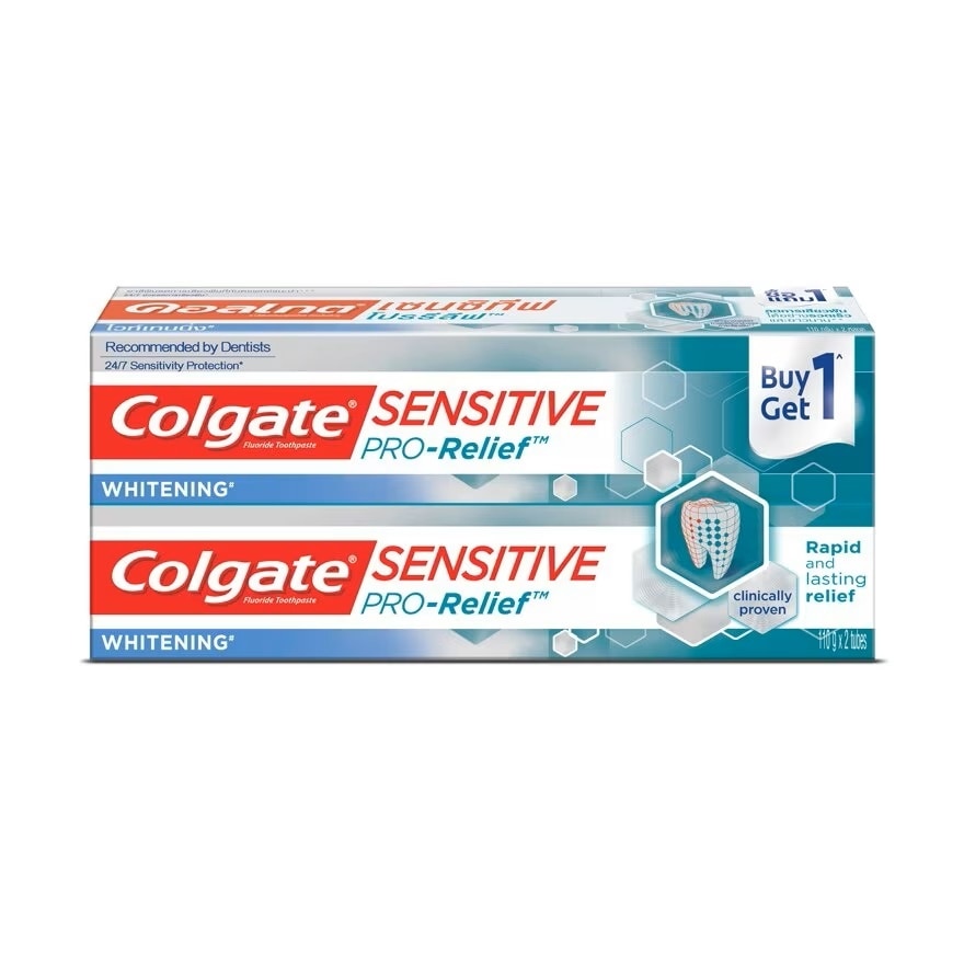 Colgate Colgate Toothpaste Sensitive Pro Relief Whitening 110 G. Twin Pack