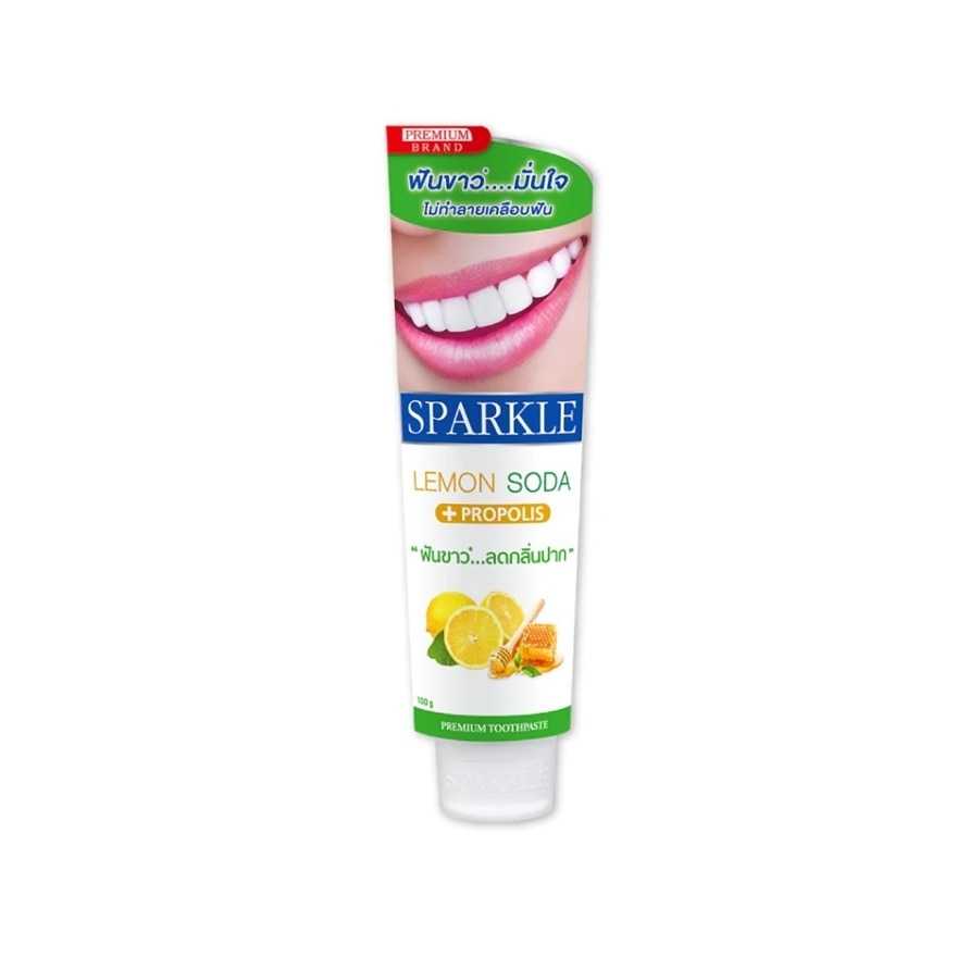 Sparkle Toothpaste Double White Lemon Soda 100 G.