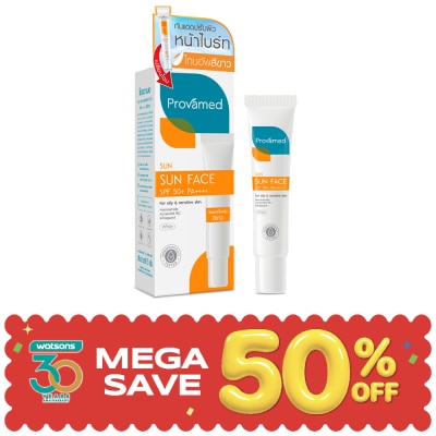 Provamed - Provamed Sun SPF 50+ Face ( White) 15ml. image