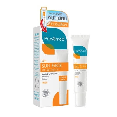 Provamed - โปรวาเมดซันเฟส เอสพีเอฟ 50 สีเบส 15 กรัม image
