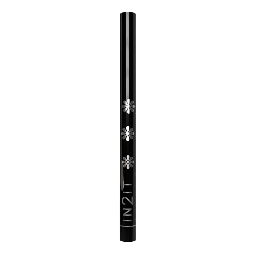 In2It Hair Brush Eyeliner Pen Waterproof 0.7g. 01 All Black