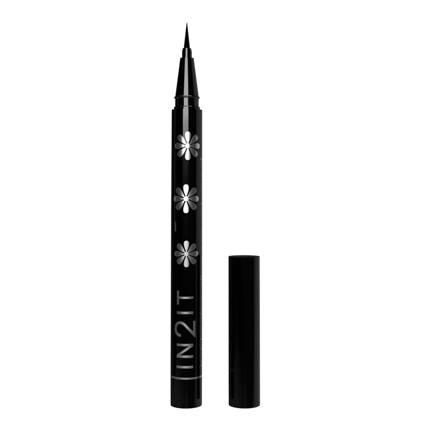 In2It Hair Brush Eyeliner Pen Waterproof 0.7g. 01 All Black