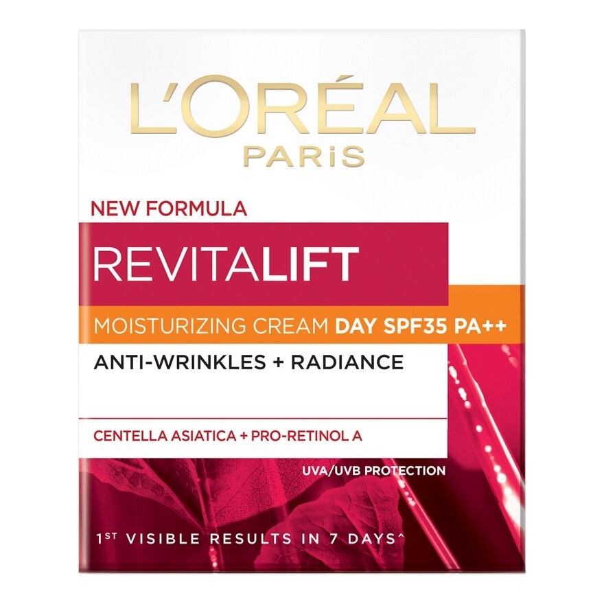 L'Oreal Paris Revitalift Moisturizing Day Cream SPF35 PA++ Anti-Wrinkle + Radiance 50